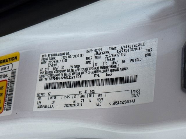 Used 2021 Ford Ranger XLT w/ Equipment Group 302A High image 30