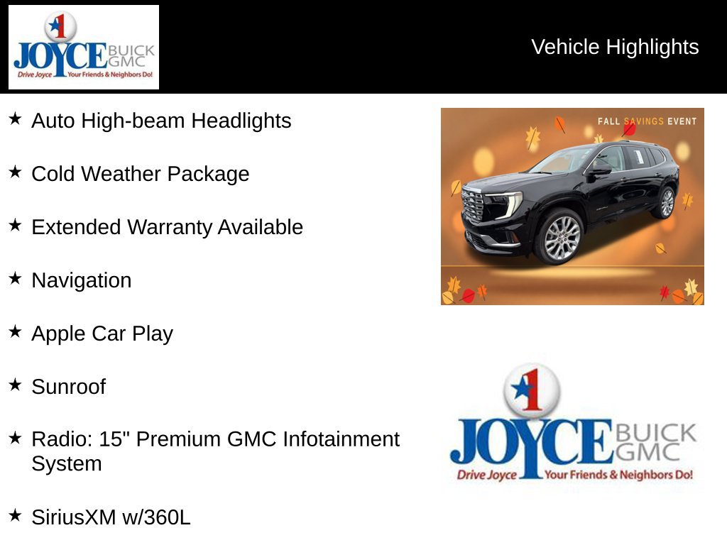 Certified 2024 GMC Acadia Denali w/ Super Cruise Package AWD/4WD image 25