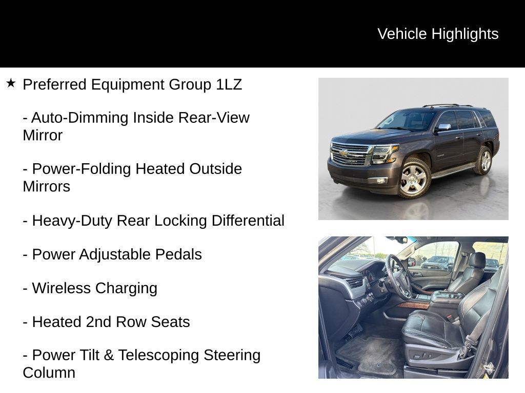 Used 2015 Chevrolet Tahoe LTZ w/ Max Trailering Package AWD/4WD image 11