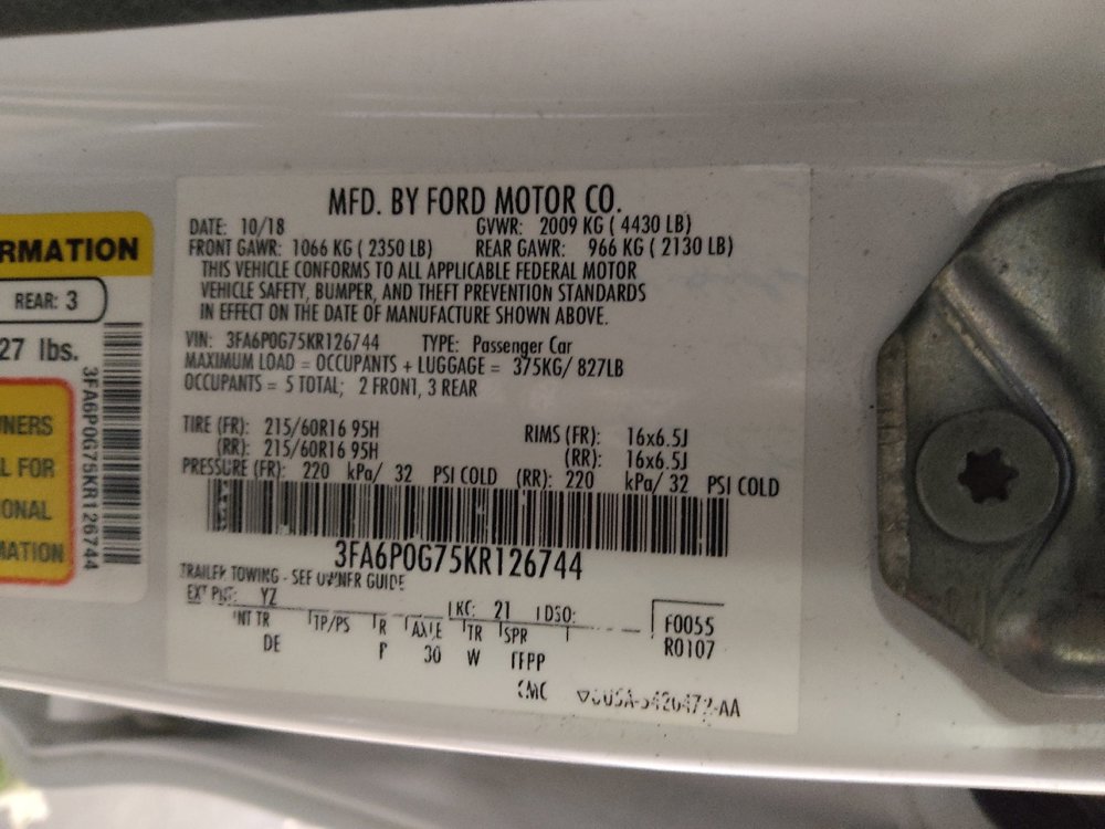 Used 2019 Ford Fusion S image 33