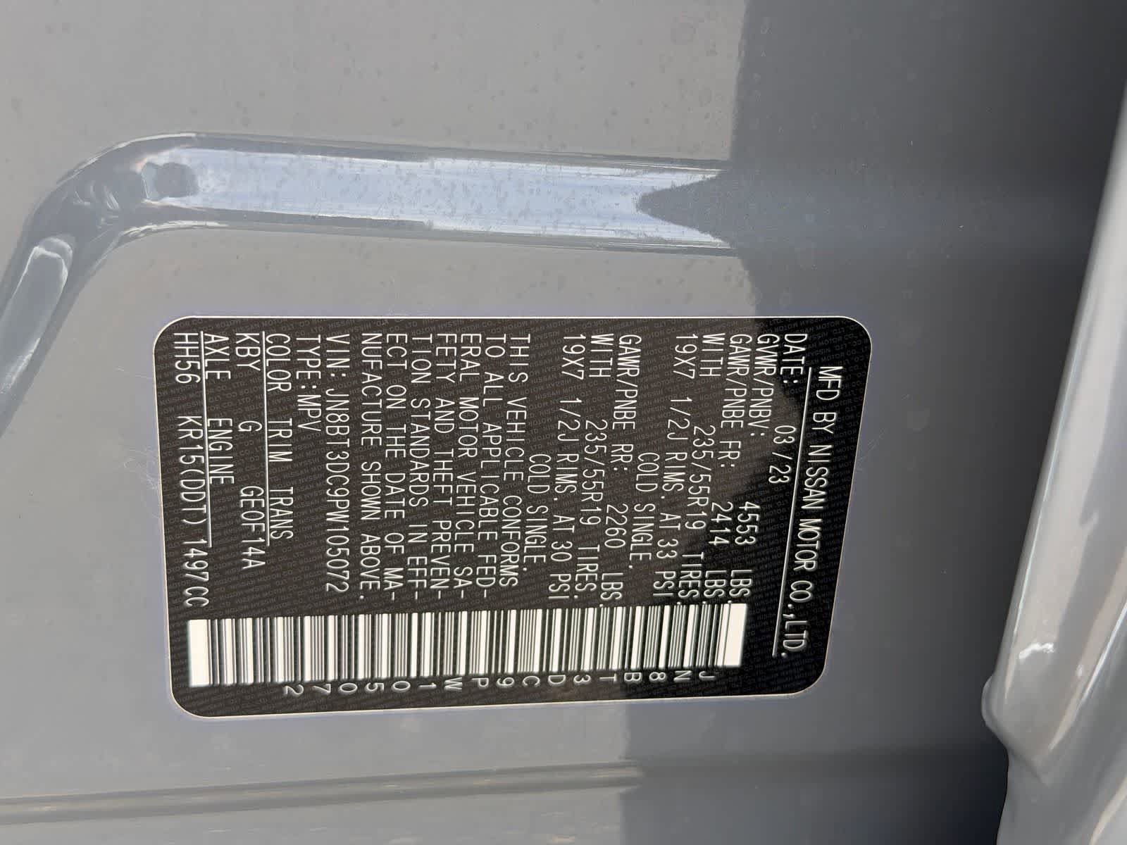 Certified 2023 Nissan Rogue Platinum w/ Platinum Premium Package FWD image 33