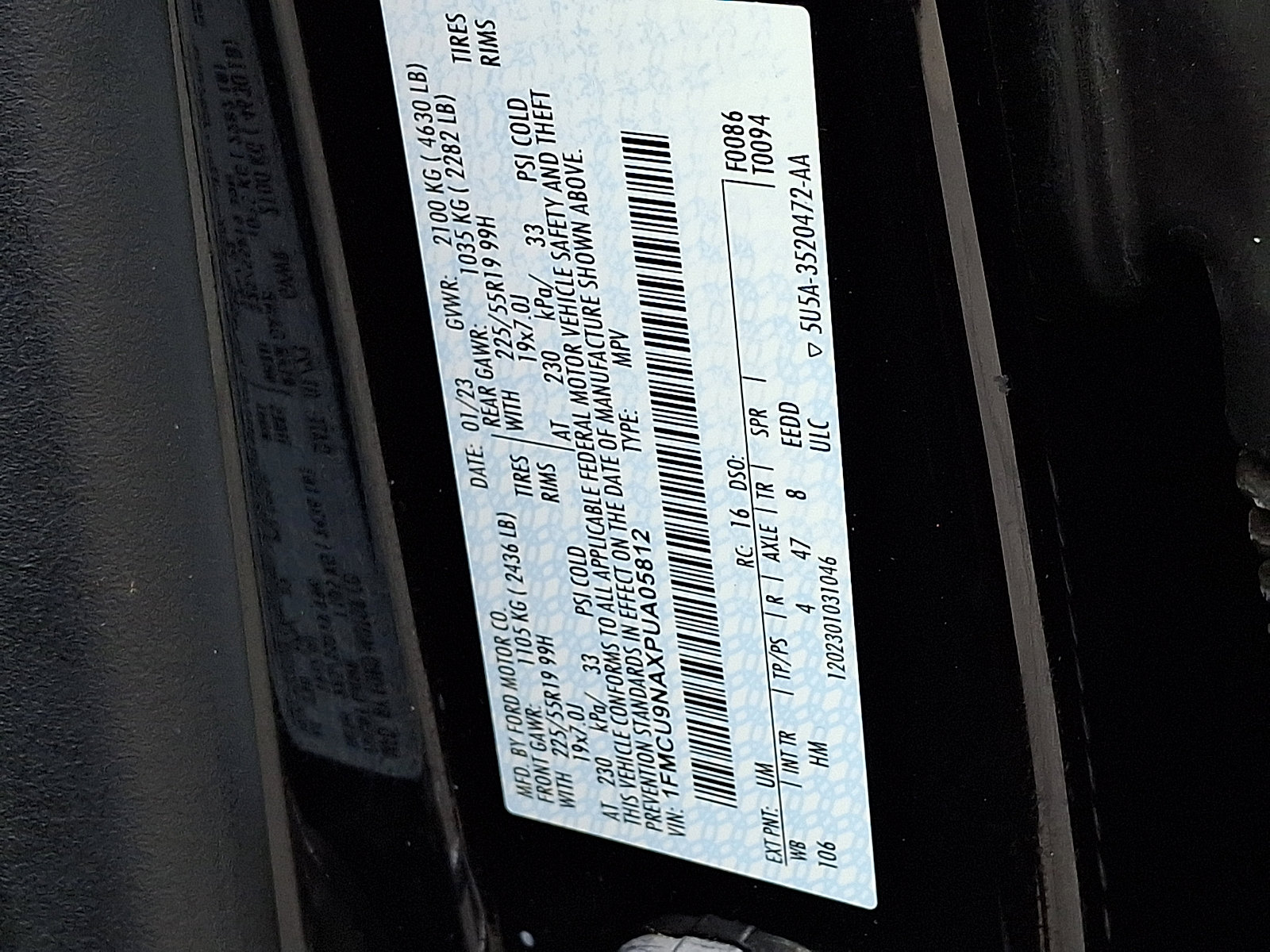 Certified 2023 Ford Escape ST-Line Select w/ Tech Pack #2 AWD/4WD image 30