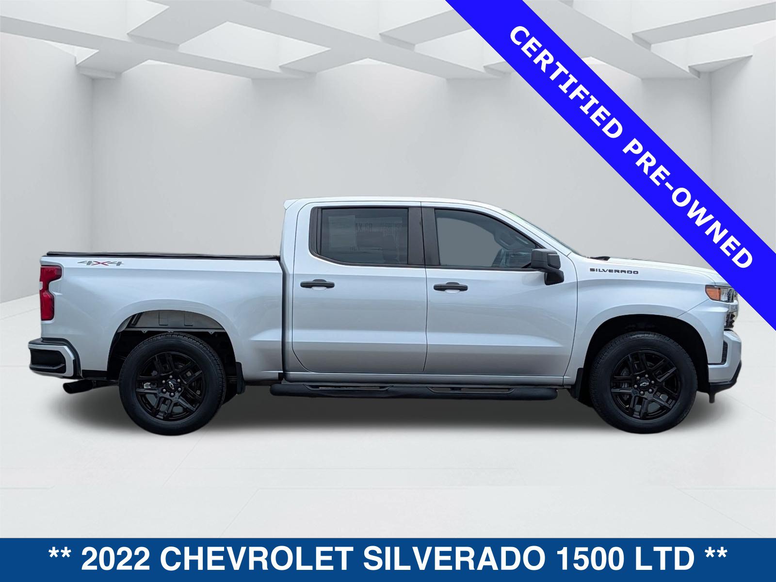 Used 2022 Chevrolet Silverado 1500 Custom w/ Rally Edition AWD/4WD image 4