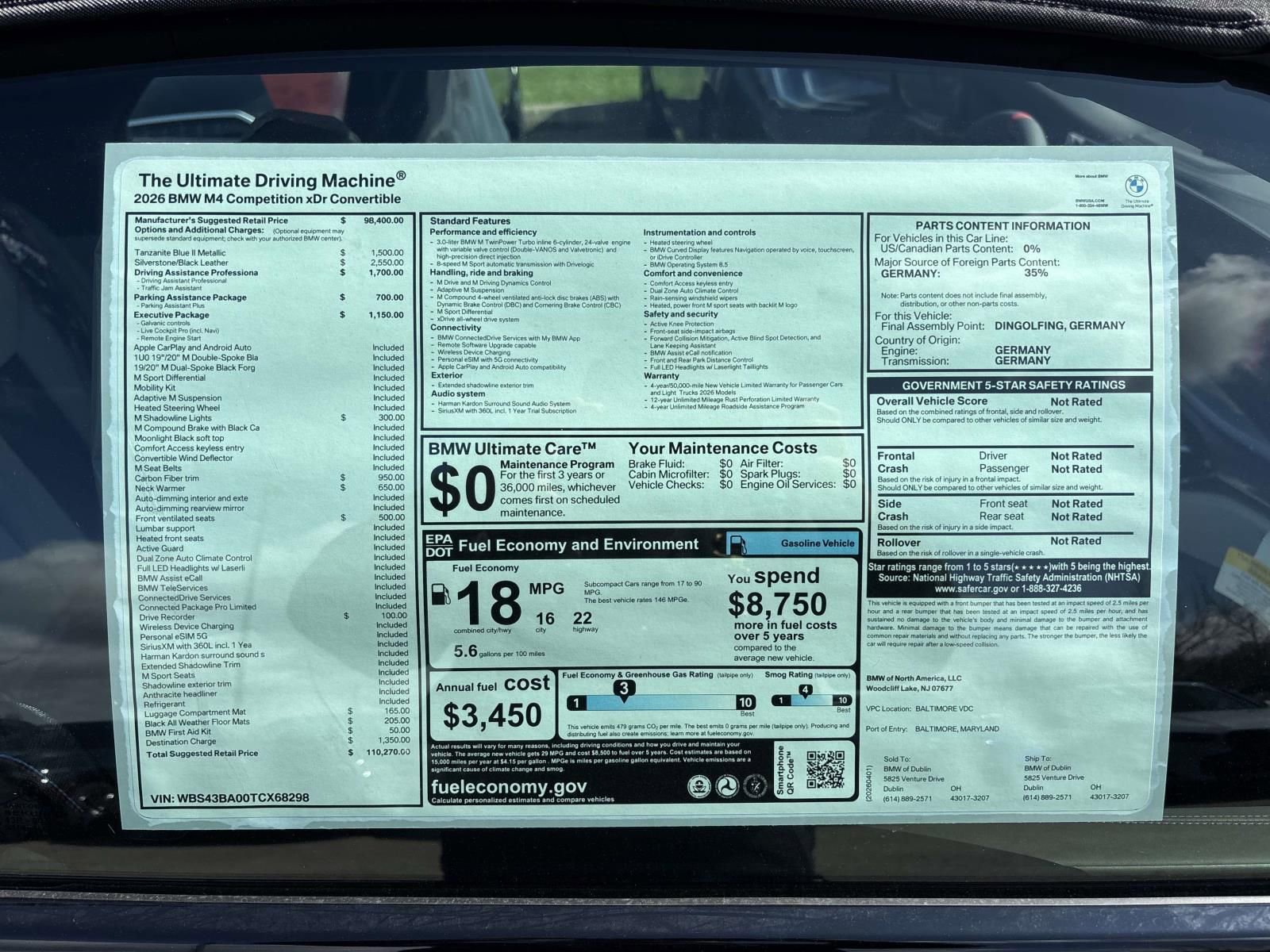 New 2026 BMW M4 Competition image 15