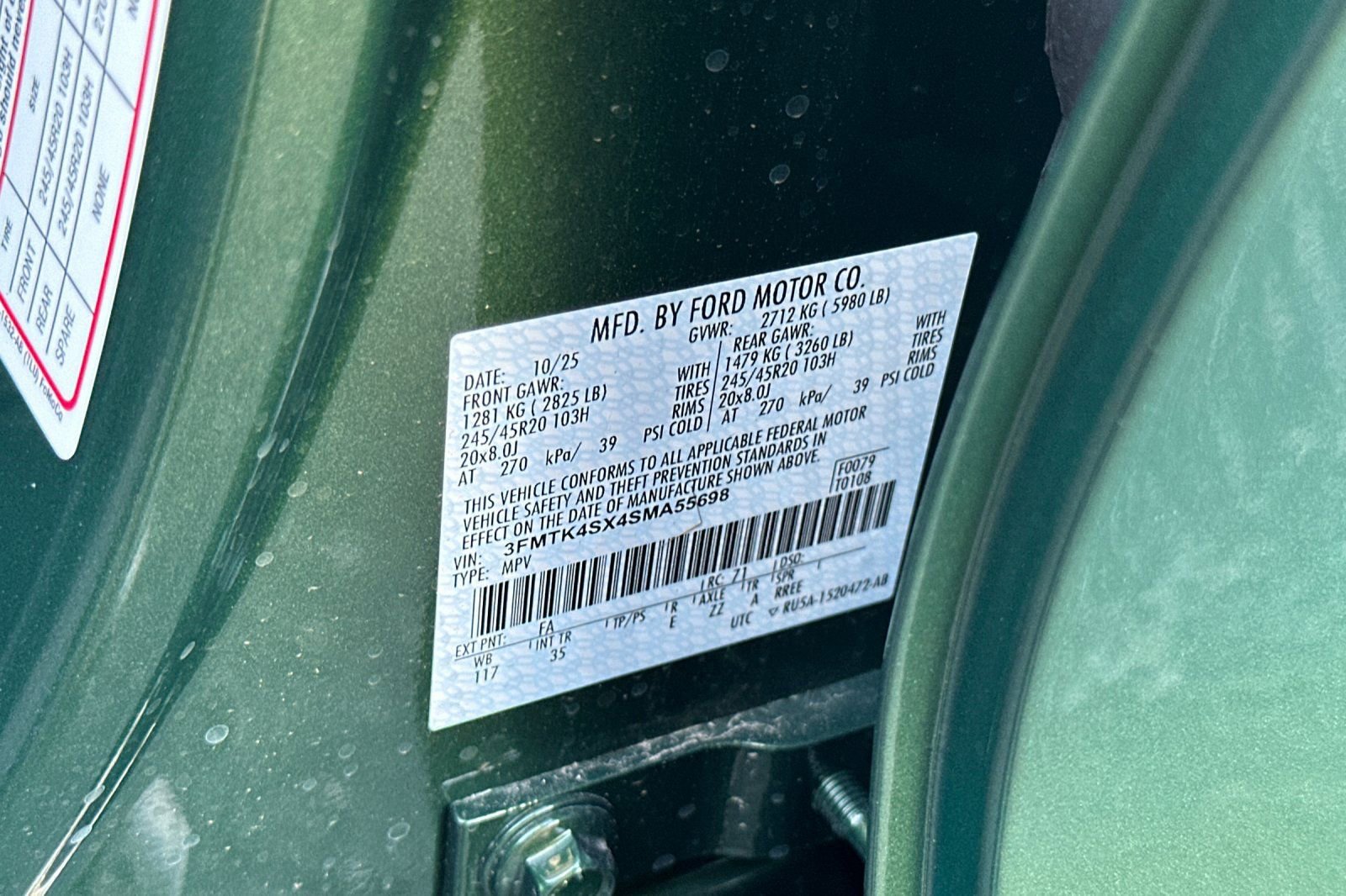 New 2025 Ford Mustang Mach-E GT w/ Bronze Appearance Package image 27