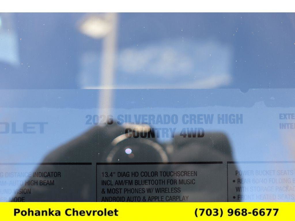 New 2026 Chevrolet Silverado 1500 High Country w/ High Country Premium Package image 29