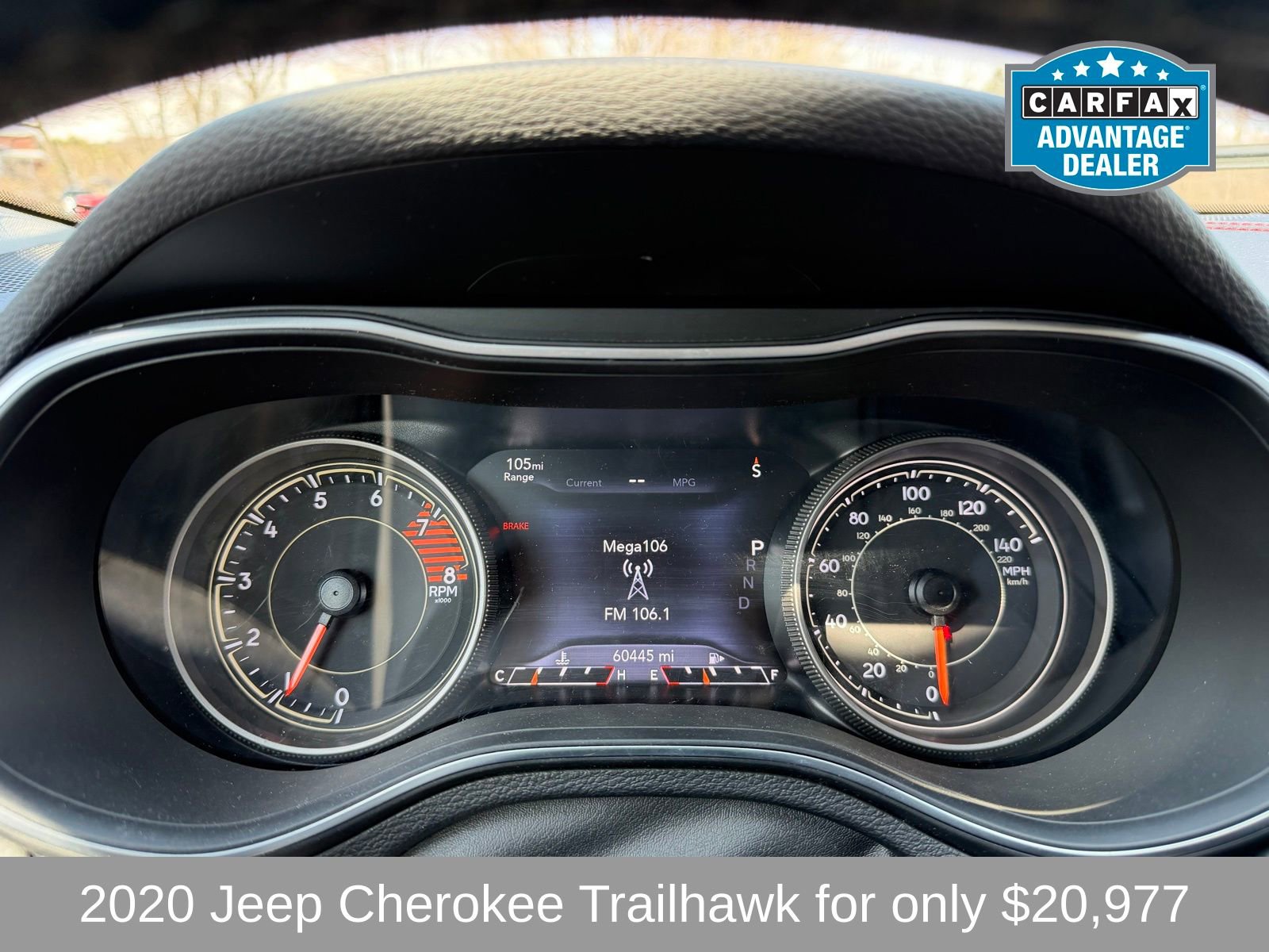 Used 2020 Jeep Cherokee Trailhawk w/ Cold Weather Group image 18