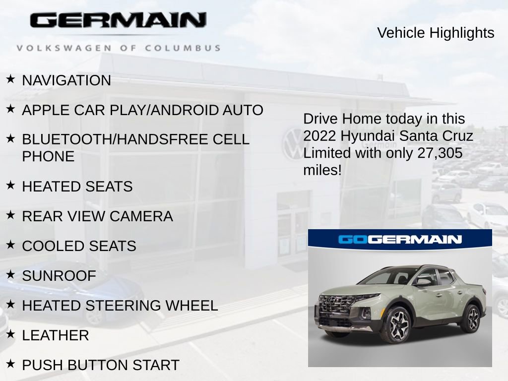 Used 2022 Hyundai Santa Cruz Limited image 6