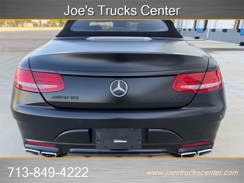 Used 2017 Mercedes-Benz S 63 AMG 4MATIC Cabriolet w/ Driver Assistance Package image 56