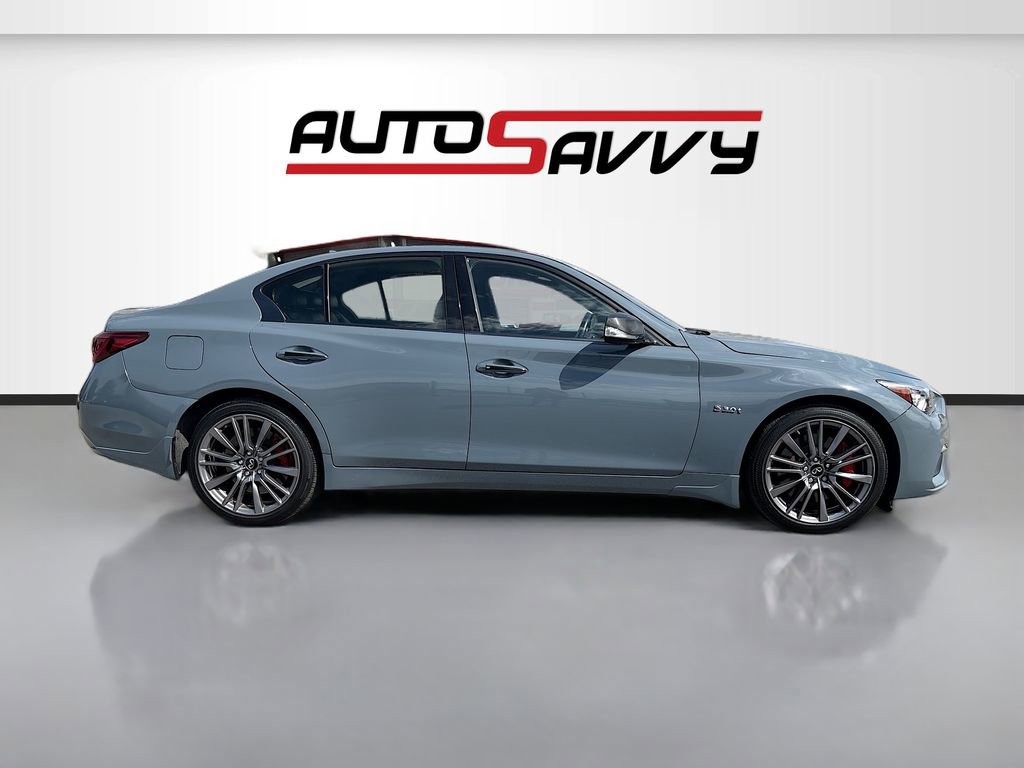 Used 2022 INFINITI Q50 Red Sport 400 w/ Carbon Fiber Package image 8