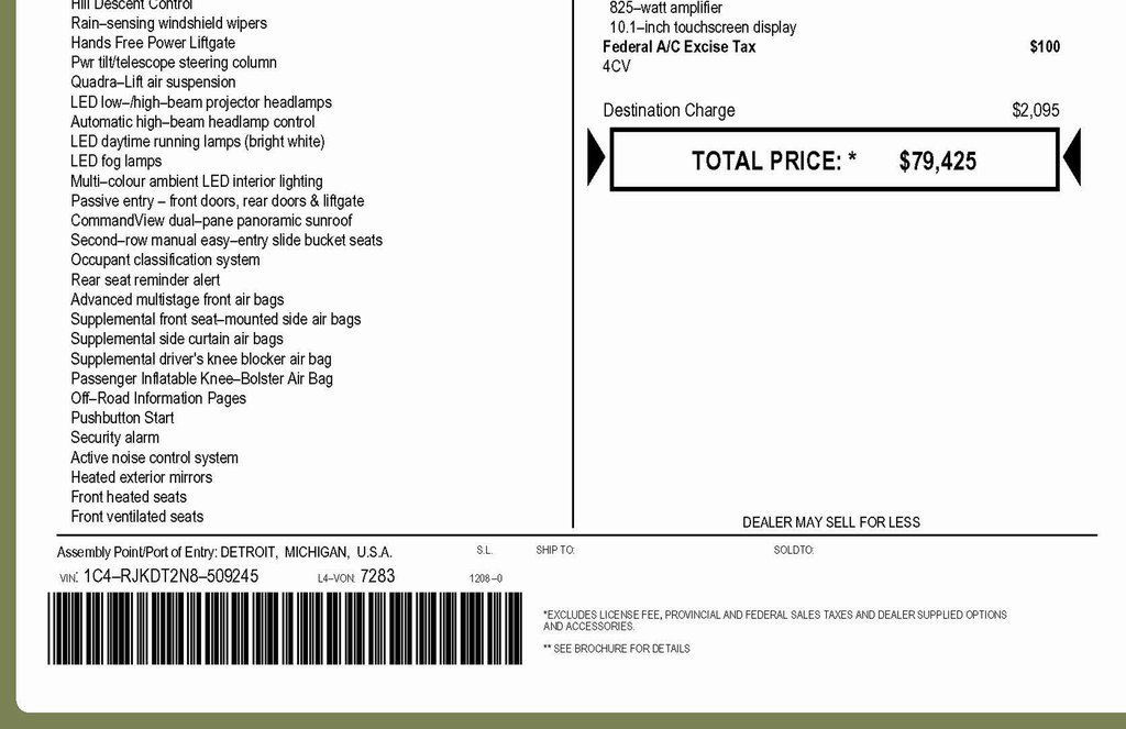 Used 2022 Jeep Grand Cherokee L Overland w/ Luxury Tech Group IV image 4