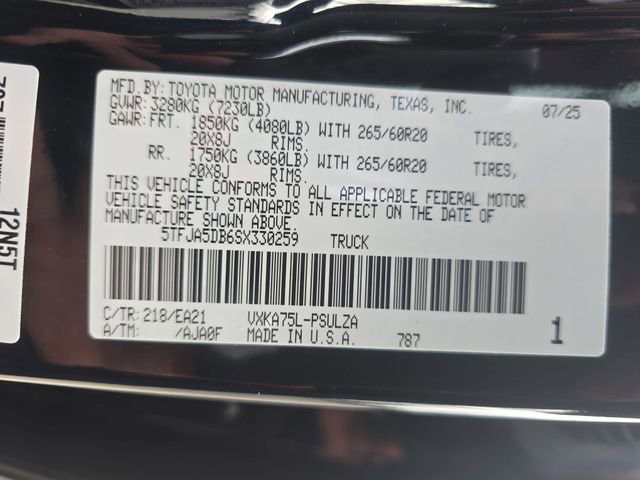 Certified 2025 Toyota Tundra Limited image 34