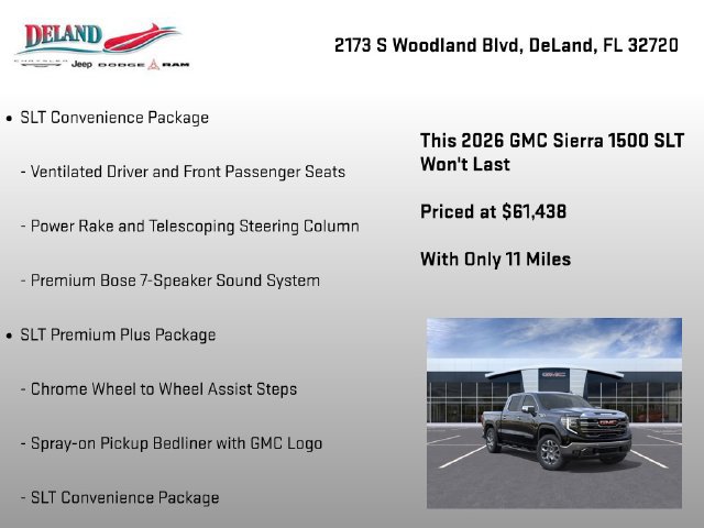 New 2026 GMC Sierra 1500 SLT w/ SLT Premium Plus Package AWD/4WD image 36