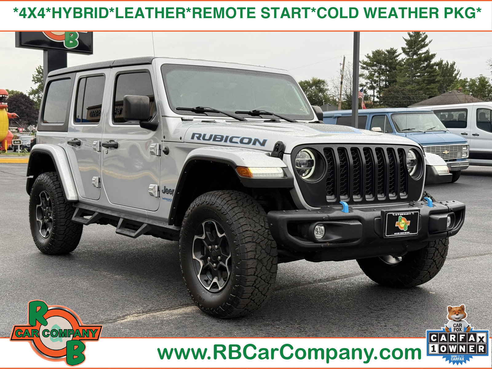 Used 2022 Jeep Wrangler Unlimited Rubicon 4xe w/ Steel Bumper Group AWD/4WD image 1