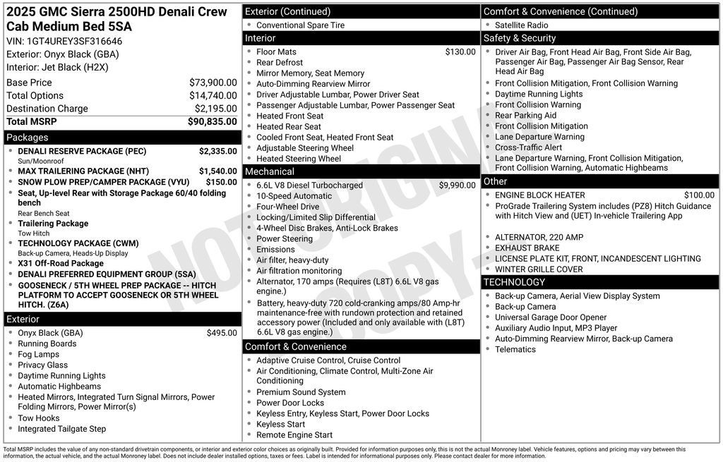 Certified 2025 GMC Sierra 2500 Denali w/ Denali Reserve Package image 4