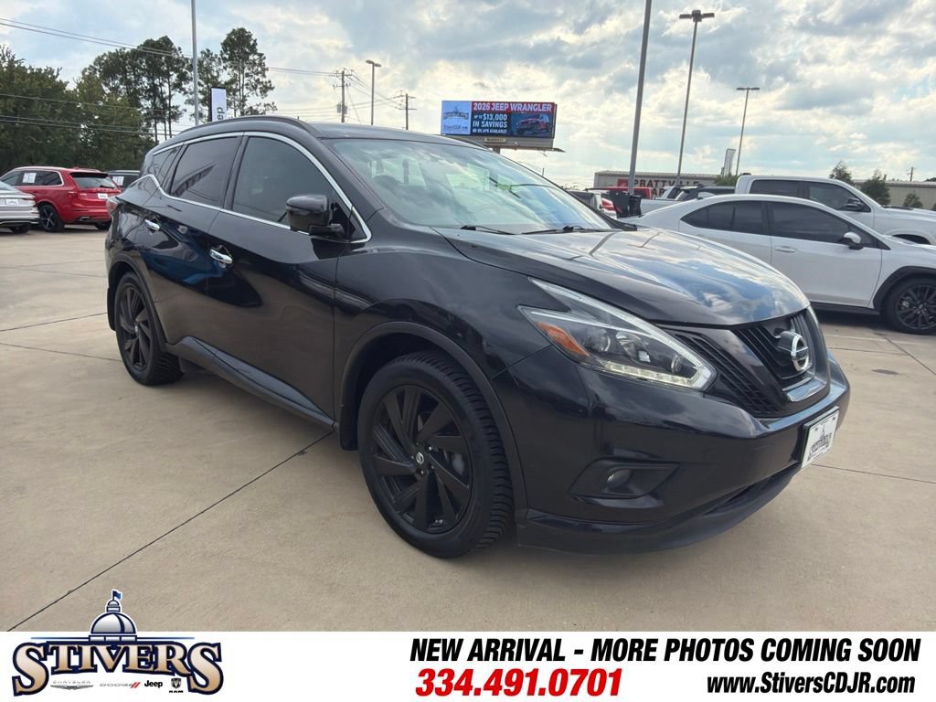 Used 2018 Nissan Murano SL w/ Midnight Edition Package