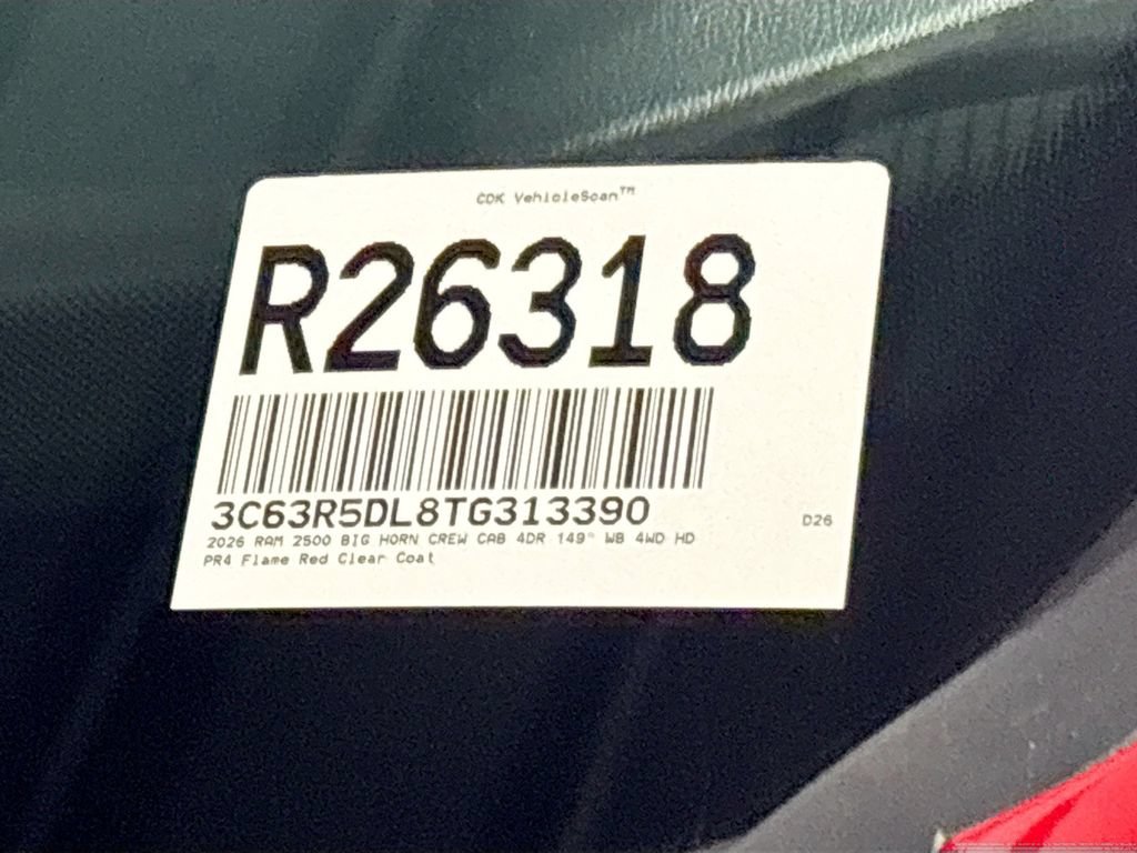 New 2026 RAM 2500 Big Horn AWD/4WD image 25