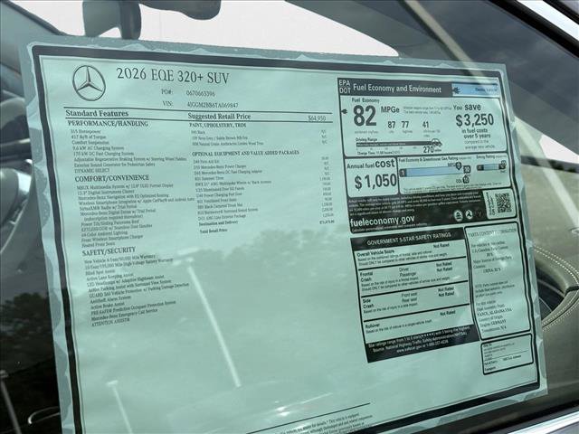 New 2026 Mercedes-Benz EQE 320+ SUV image 27