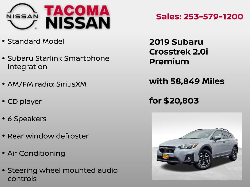 Used 2019 Subaru Crosstrek 2.0i Premium image 6