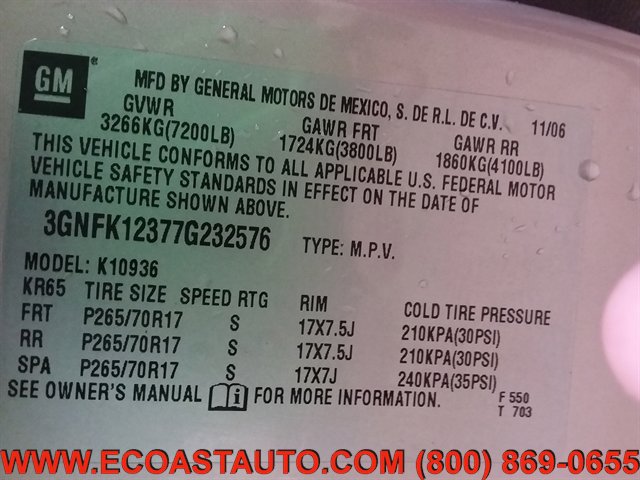 Used 2007 Chevrolet Avalanche LT AWD/4WD image 21