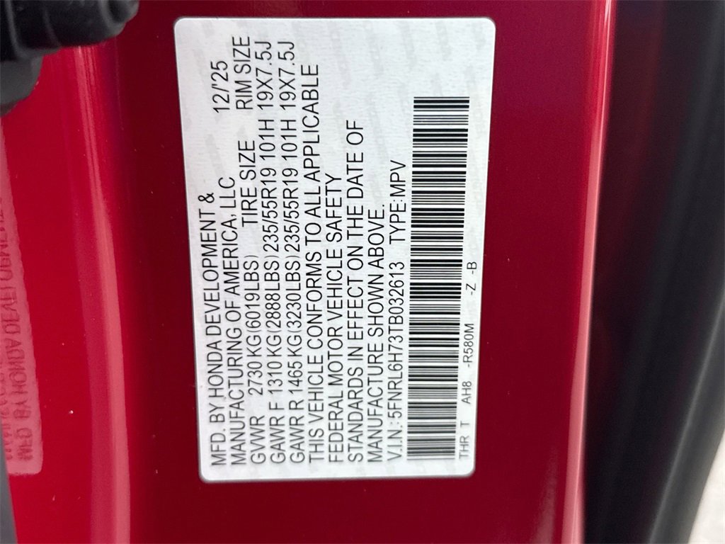 New 2026 Honda Odyssey Sport-L image 27