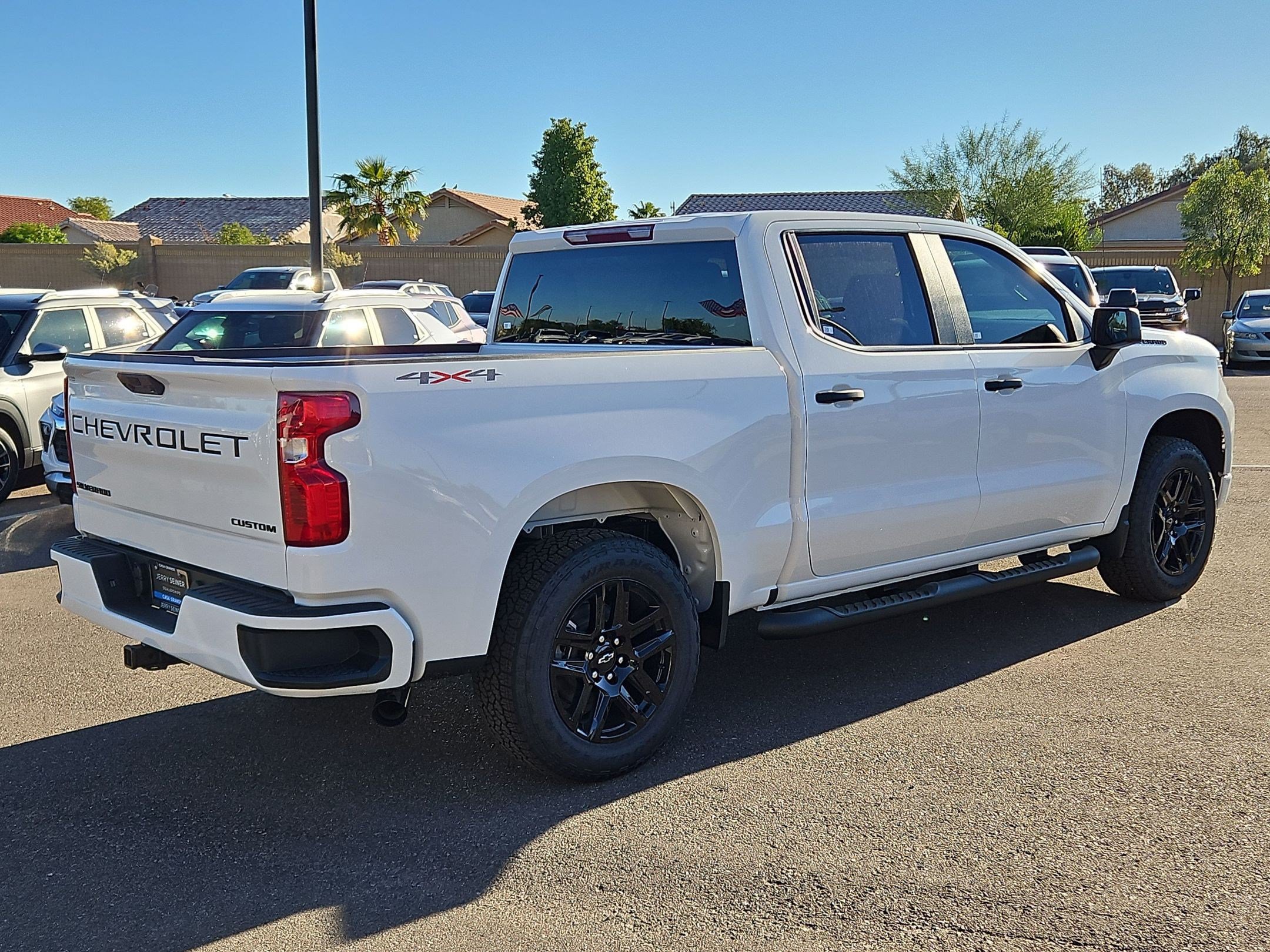 New 2026 Chevrolet Silverado 1500 Custom w/ Turbomax Blackout Package AWD/4WD image 8