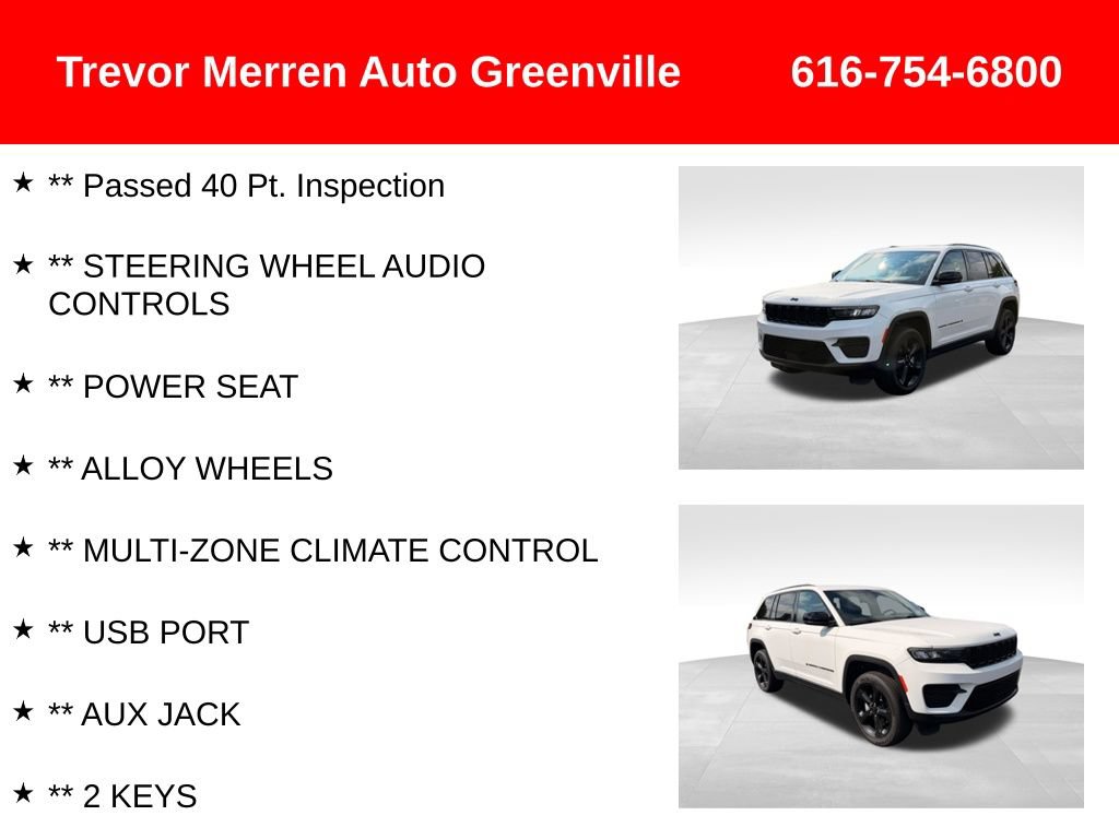 Used 2024 Jeep Grand Cherokee Altitude AWD/4WD image 13
