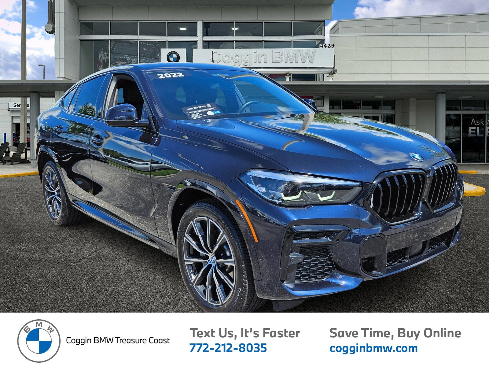 Certified 2022 BMW X6 xDrive40i w/ M Sport Package