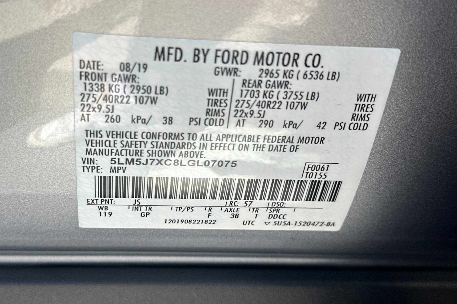 Used 2020 Lincoln Aviator Reserve AWD/4WD image 31