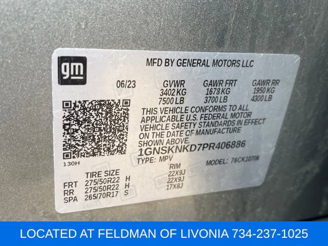 Used 2023 Chevrolet Tahoe LT w/ LT Signature Package image 10