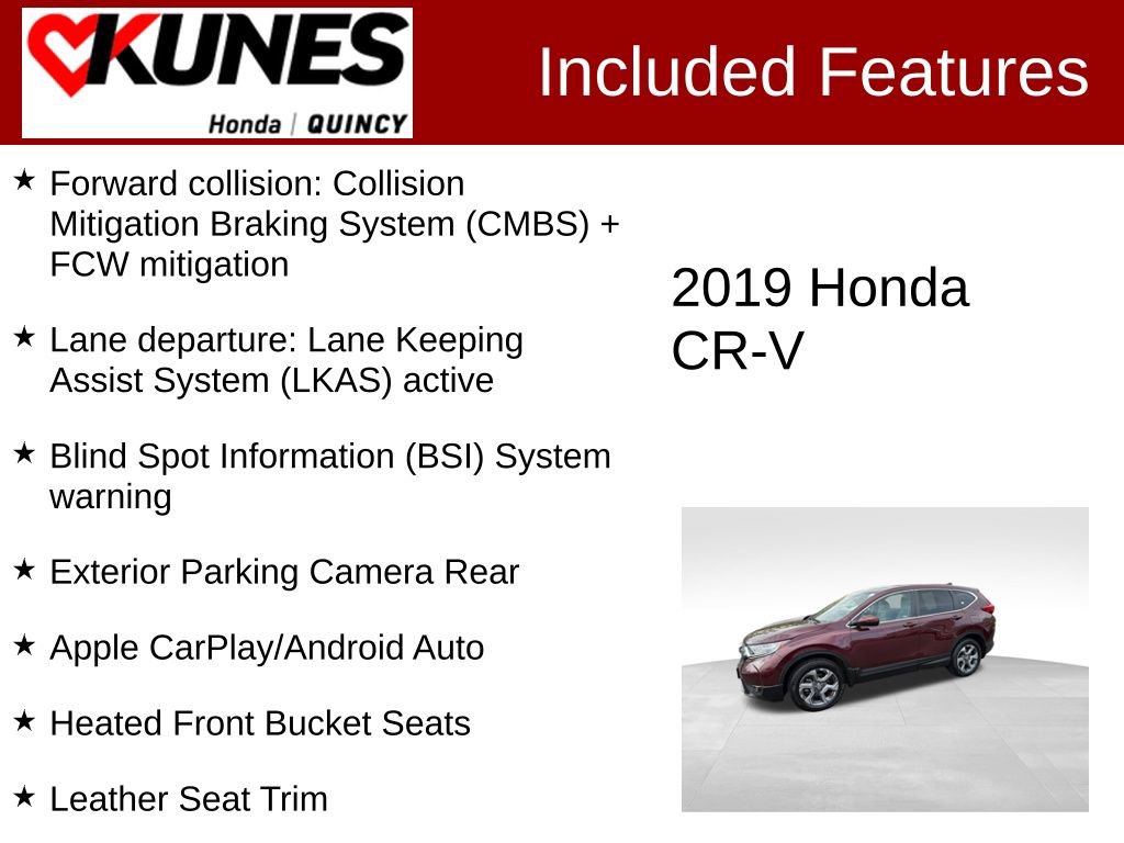 Used 2019 Honda CR-V EX-L image 3