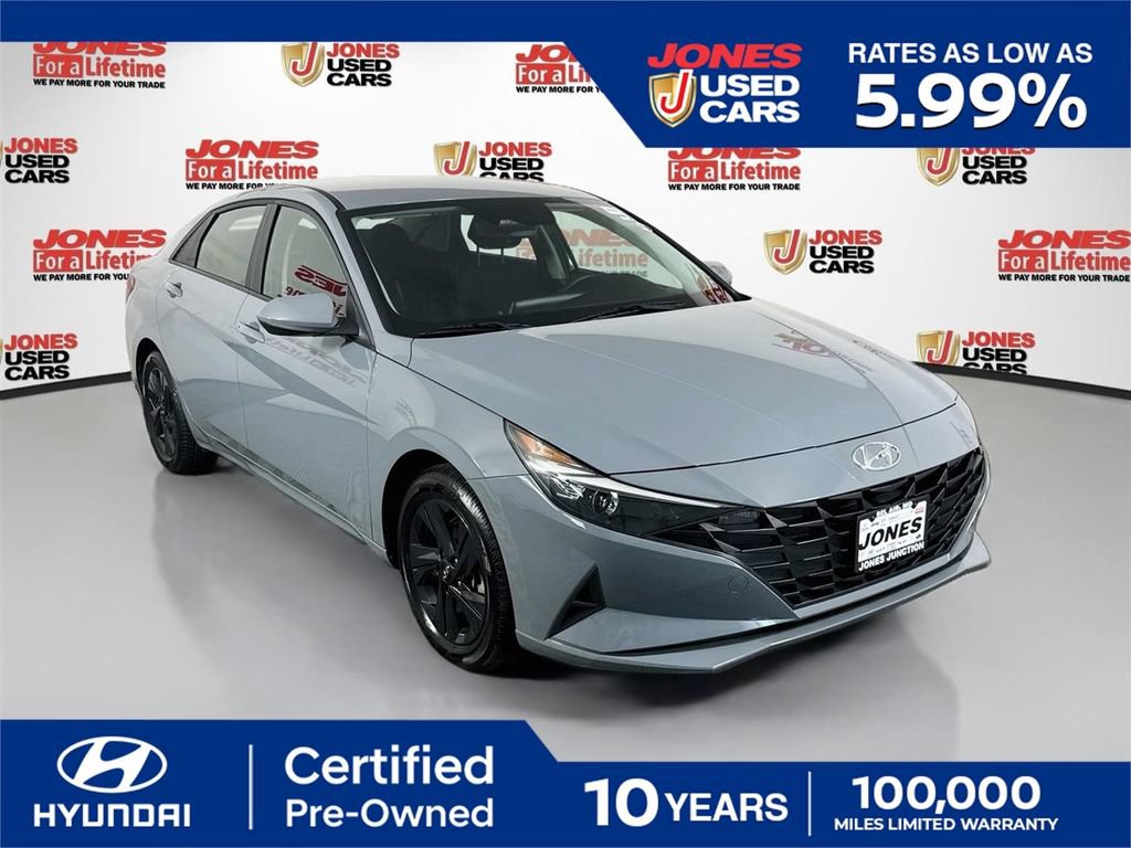 Used 2022 Hyundai Elantra Blue
