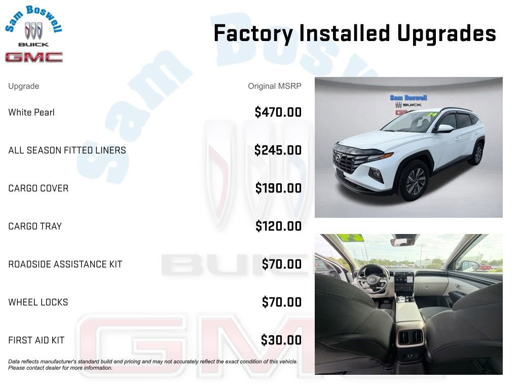 Used 2024 Hyundai Tucson Blue AWD/4WD image 3