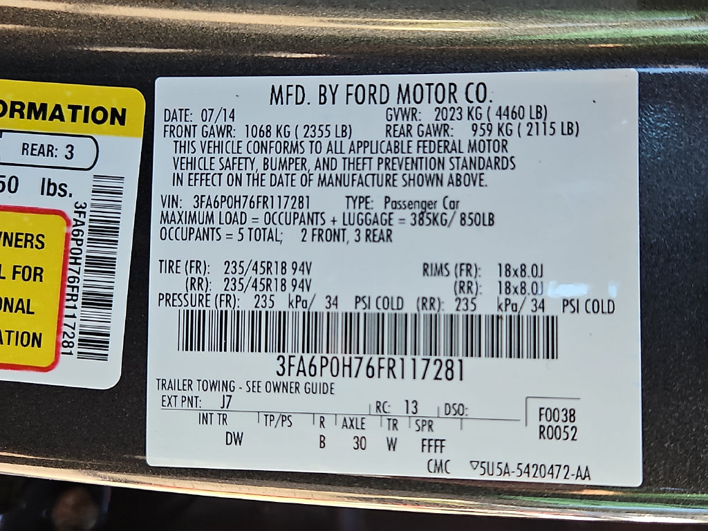 Used 2015 Ford Fusion SE FWD image 28