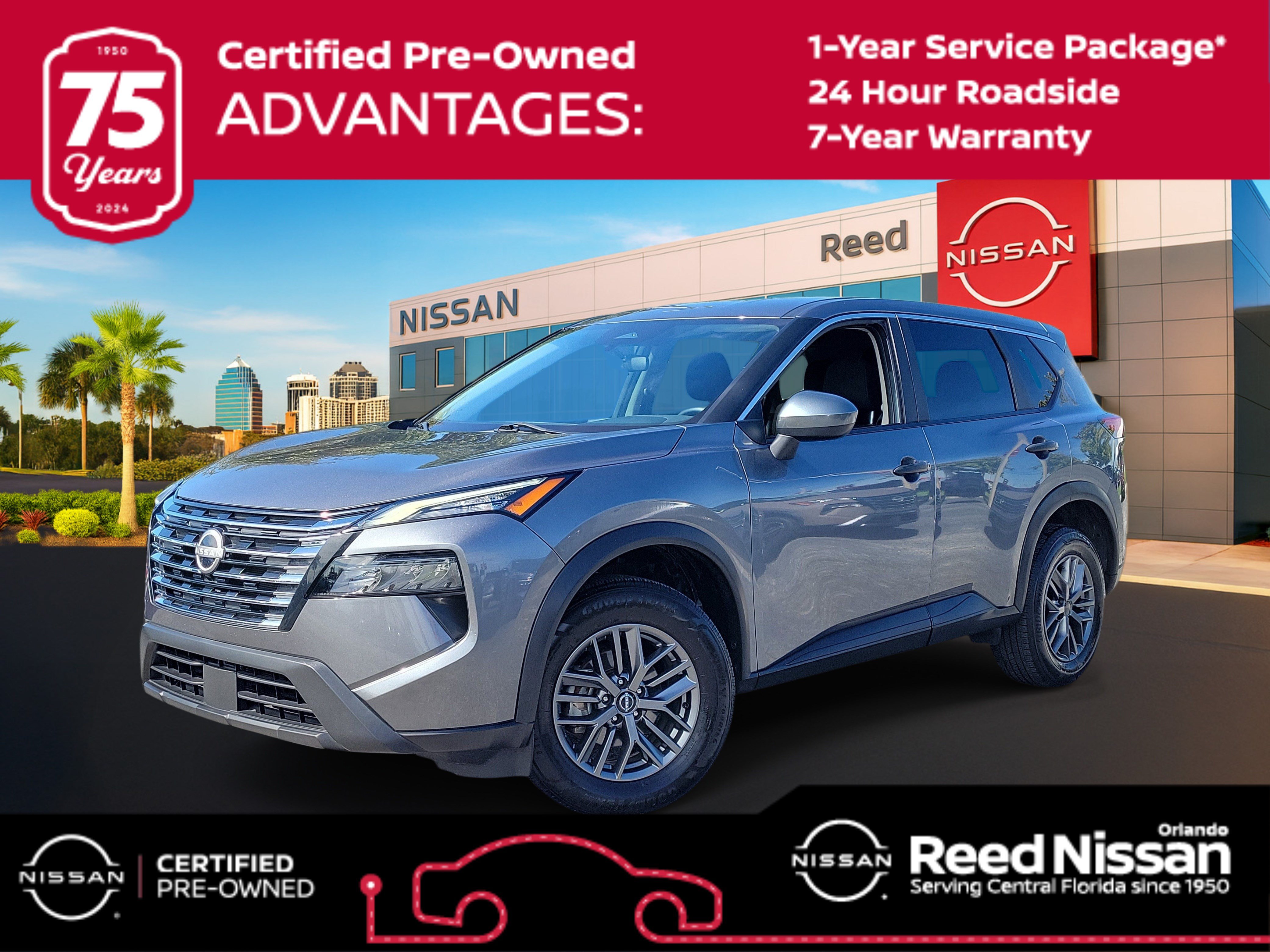 Certified 2024 Nissan Rogue S FWD image 1