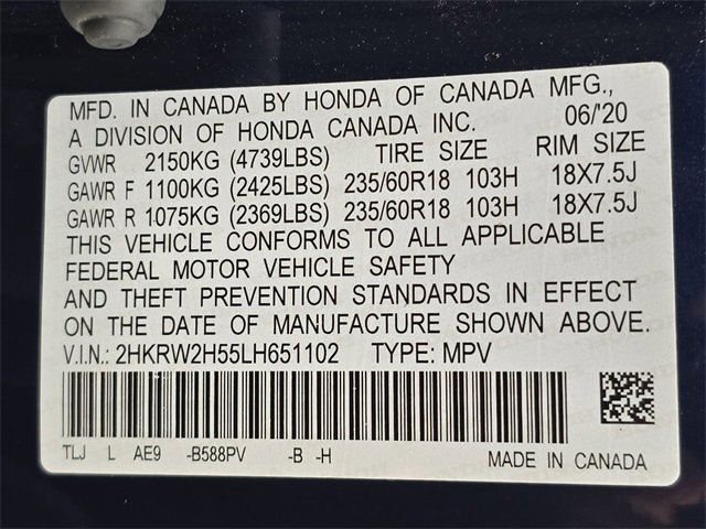 Used 2020 Honda CR-V EX image 35