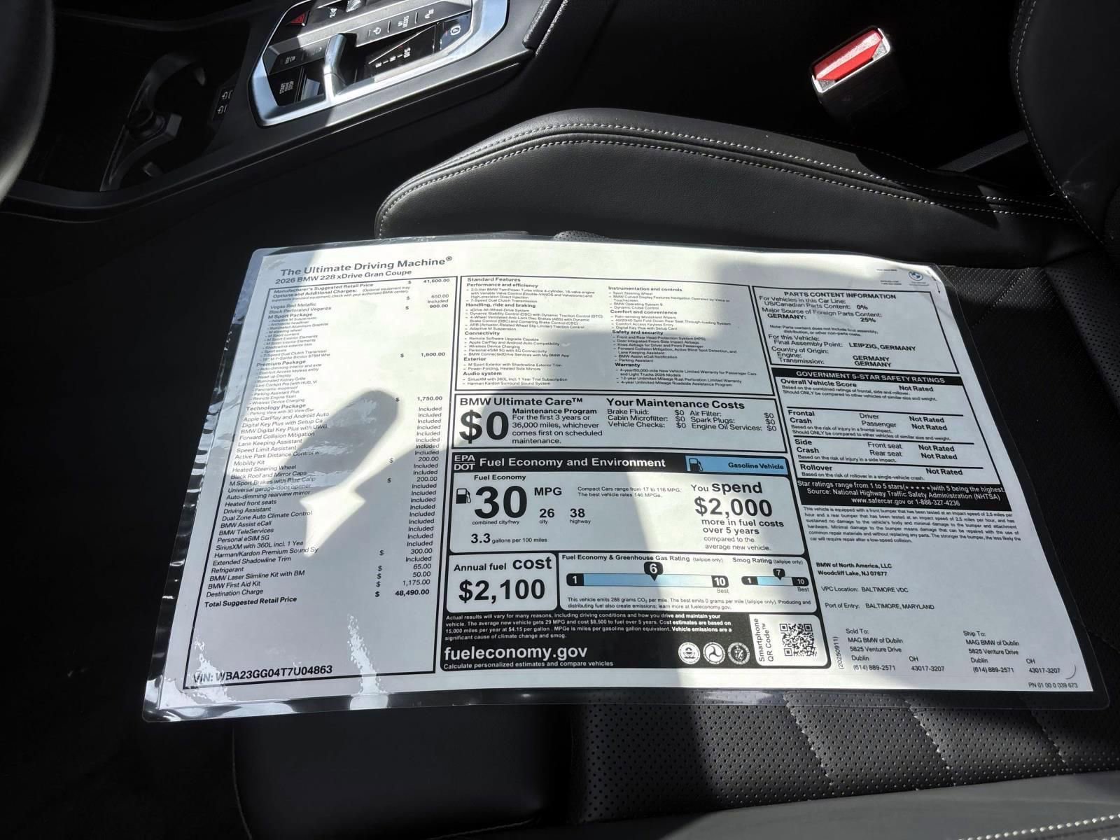 Used 2026 BMW 228i xDrive w/ Technology Package AWD/4WD image 34