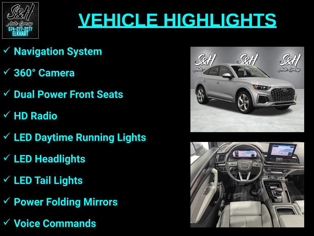 Used 2022 Audi Q5 2.0T Premium Plus w/ Premium Plus Package AWD/4WD image 3
