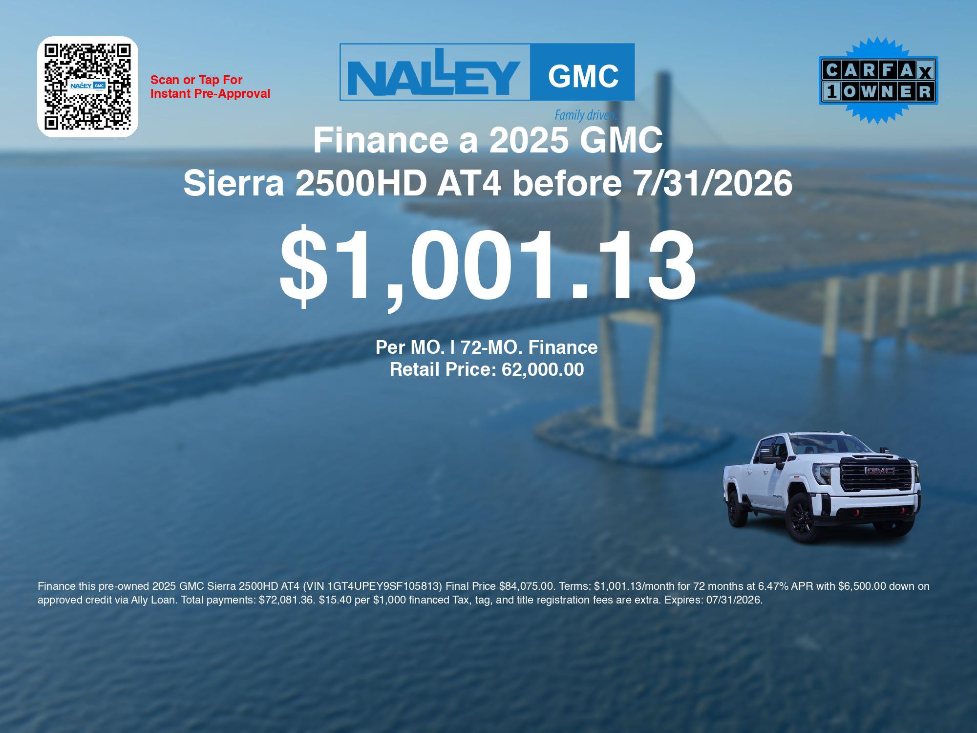 Used 2025 GMC Sierra 2500 AT4 w/ AT4 Premium Plus Package AWD/4WD image 3