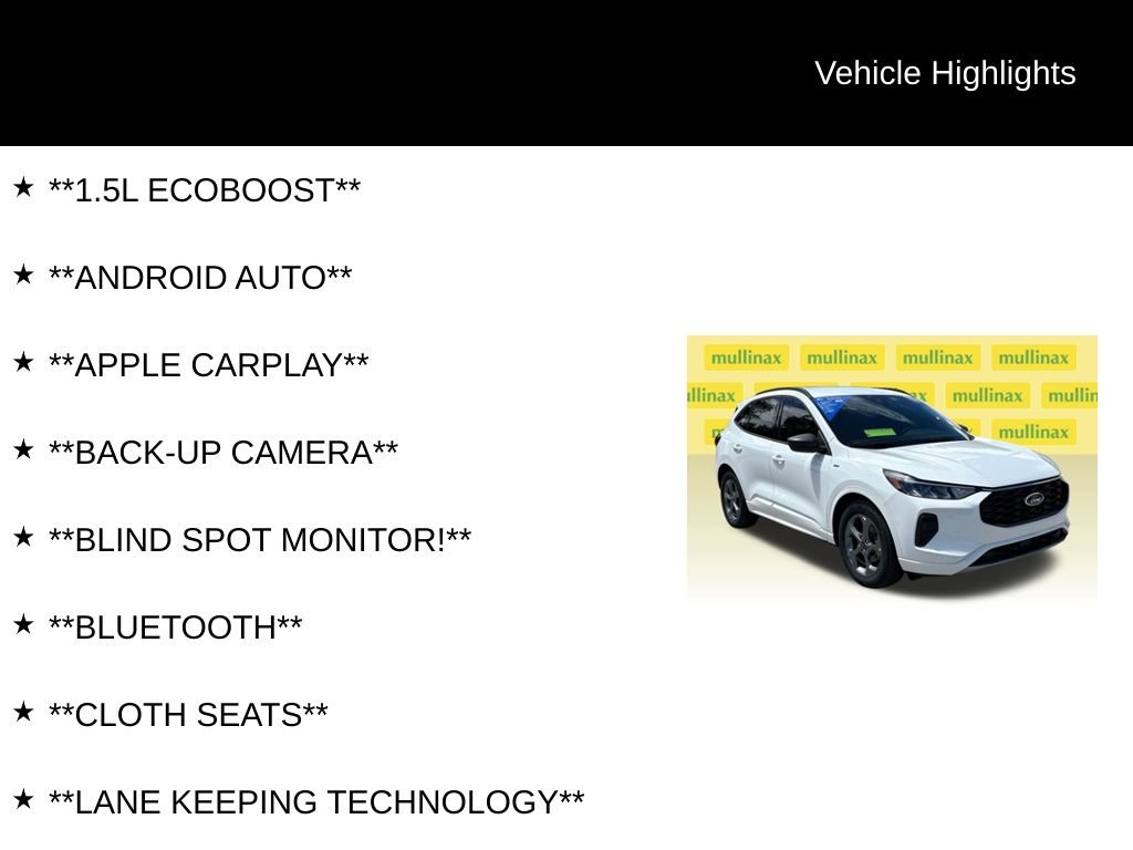 Certified 2023 Ford Escape ST-Line w/ Tech Pack #1 FWD image 13