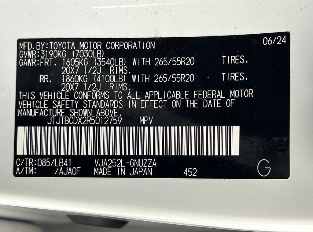 Used 2024 Lexus GX 550 w/ Accessory Package (Z1) AWD/4WD image 45