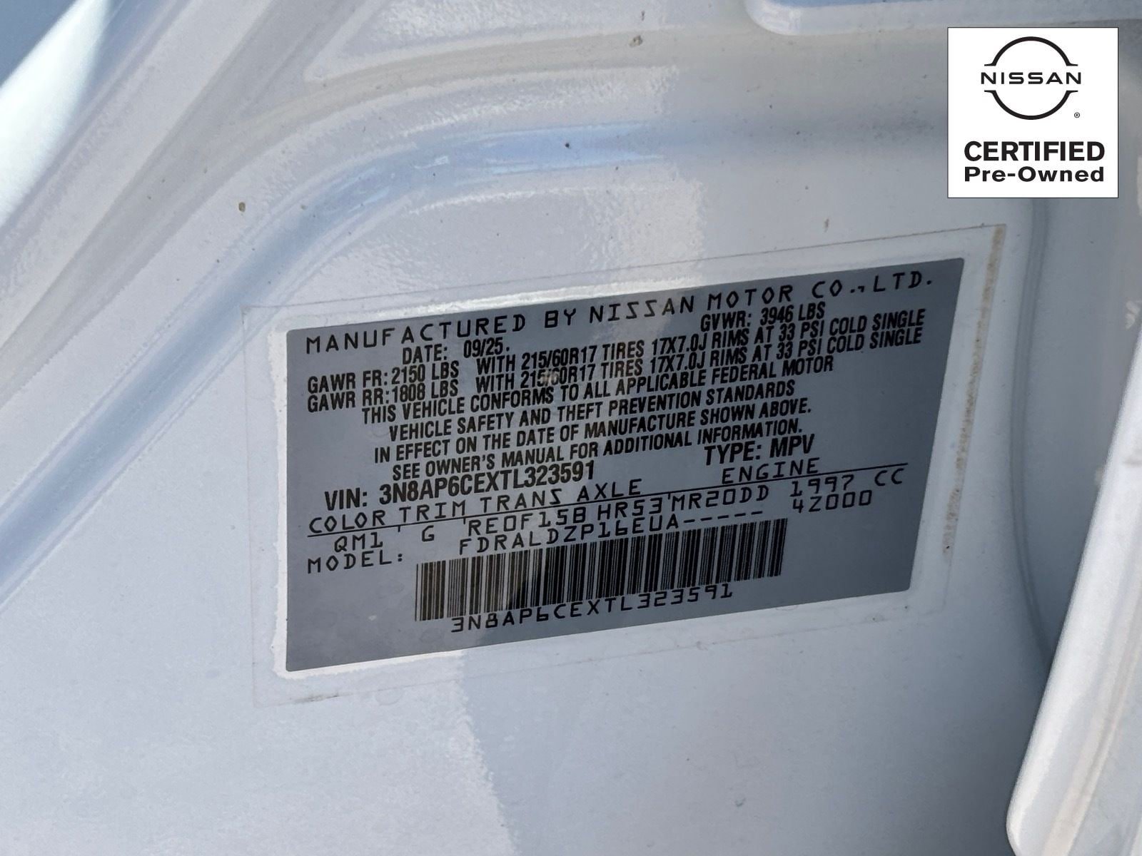 Certified 2026 Nissan Kicks SV FWD image 30