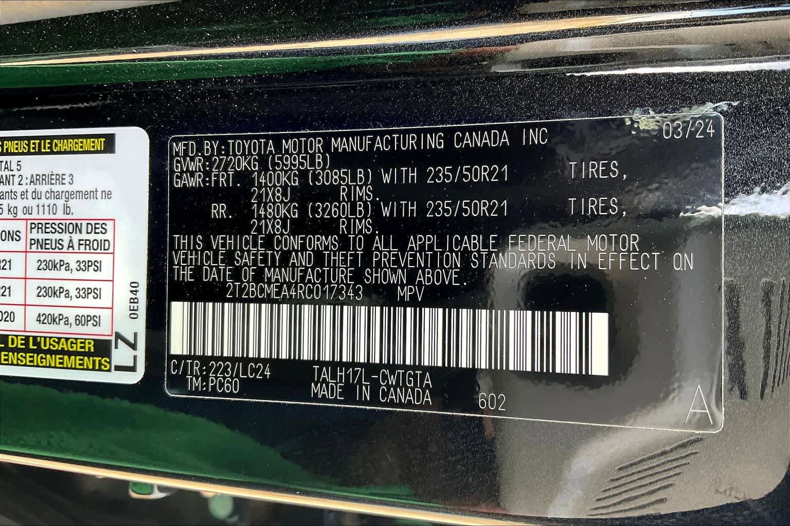 Certified 2024 Lexus RX 500h F Sport w/ Convenience Package AWD/4WD image 30