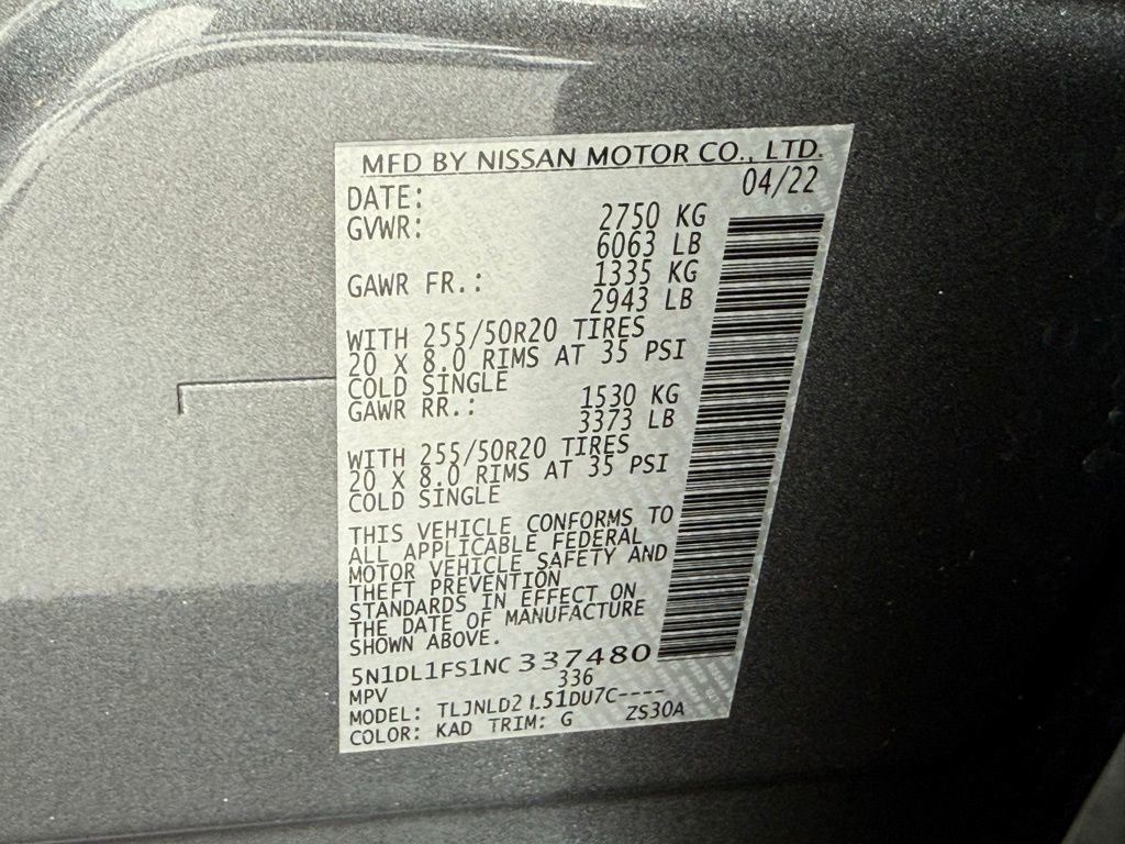 Used 2022 INFINITI QX60 Luxe image 47