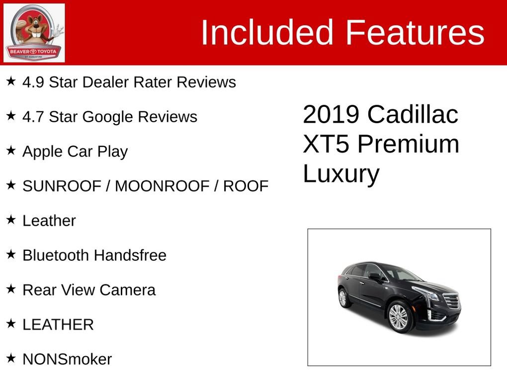 Used 2019 Cadillac XT5 Premium Luxury FWD image 4