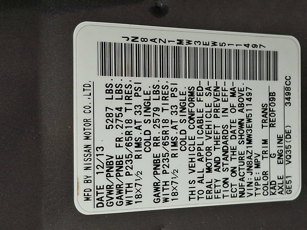 Used 2014 Nissan Murano SL w/ Navigation Package AWD/4WD image 26