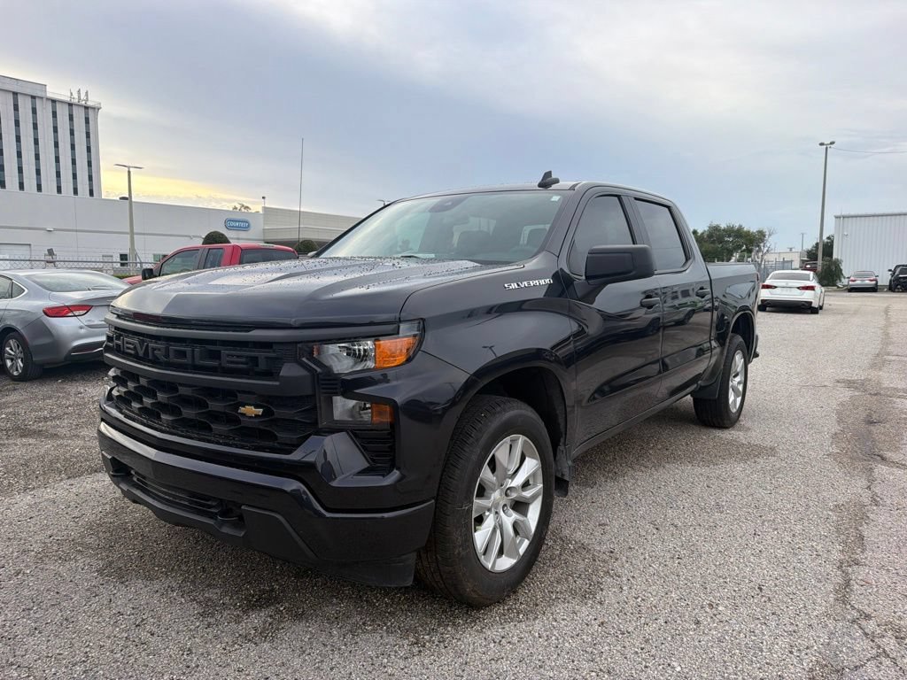 Used 2023 Chevrolet Silverado 1500 Custom w/ LPO, Dark Essentials Package RWD image 1