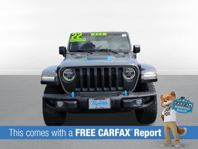 Used 2022 Jeep Wrangler Unlimited Rubicon 4xe w/ Steel Bumper Group image 2