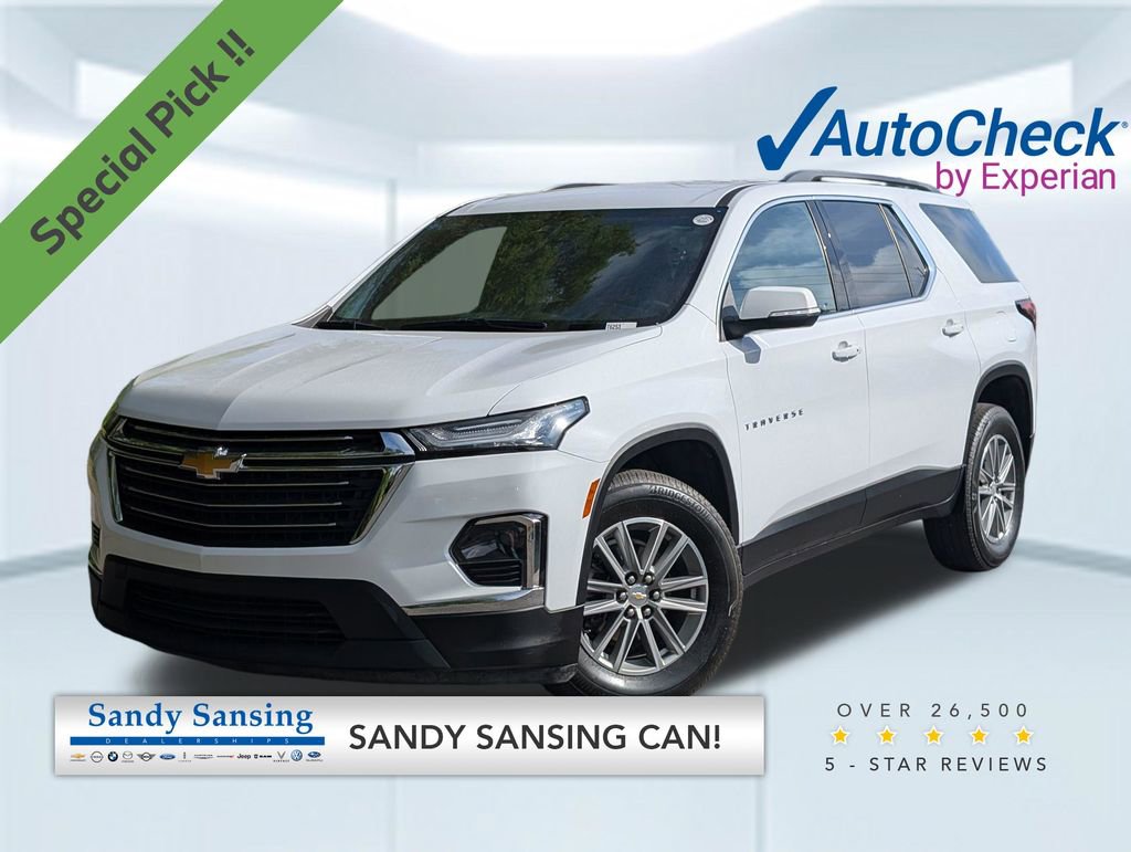 Used 2023 Chevrolet Traverse LT w/ LPO, Cargo Package FWD image 1