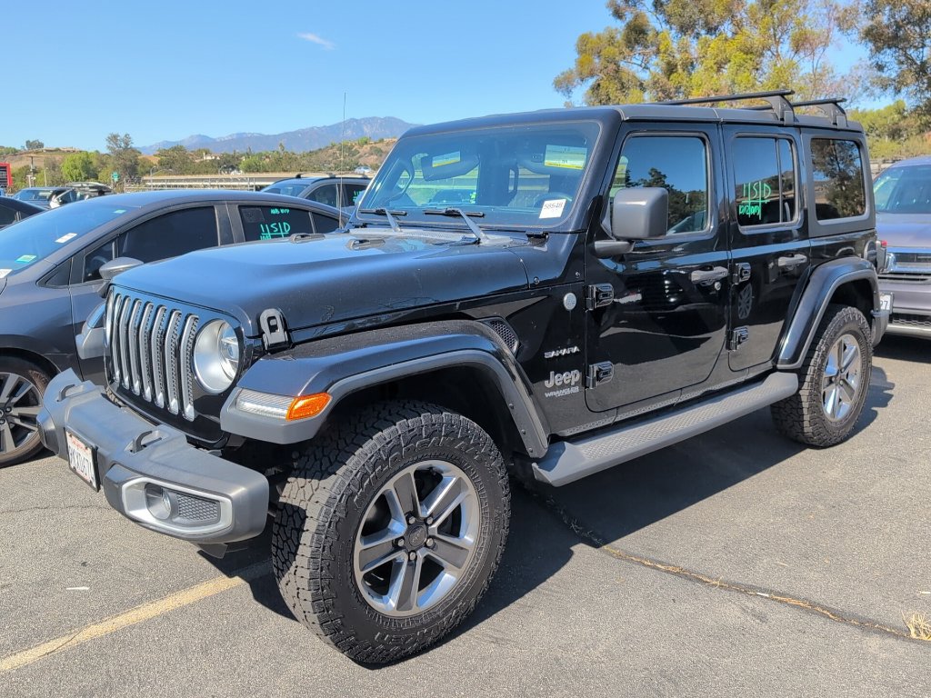 Used 2020 Jeep Wrangler Unlimited Sahara w/ LED Lighting Group AWD/4WD image 1